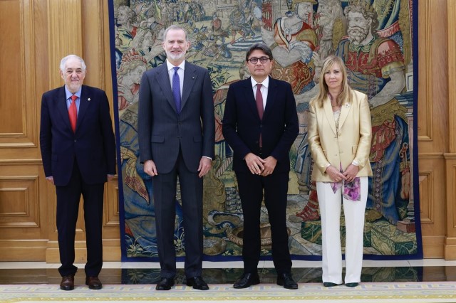 Audiencia de SM el Rey al Presidente del Tribunal Europeo de Derechos Humanos y al Presidente del TC
